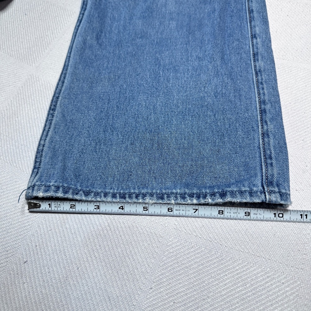 Hollister Ultra High-Rise Baggy Jeans Womens 14R 32R Distressed Medium Wash - Picture 13 of 13